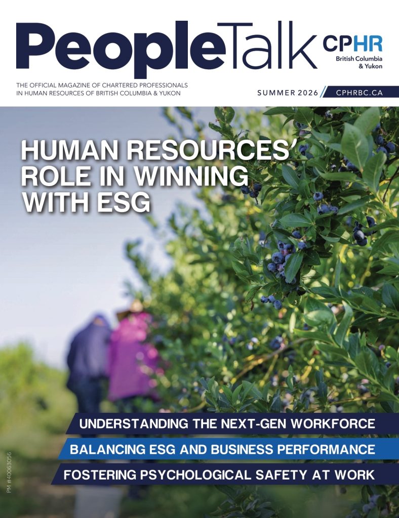 Human Resources’ Role in Winning with ESG